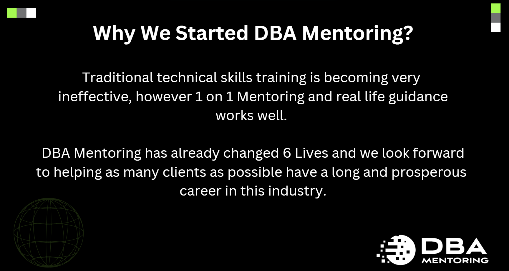 Why We Started DBA Mentoring